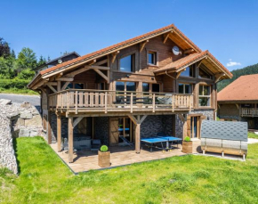 Chalet Emeraude, chalet de luxe avec vue montagne